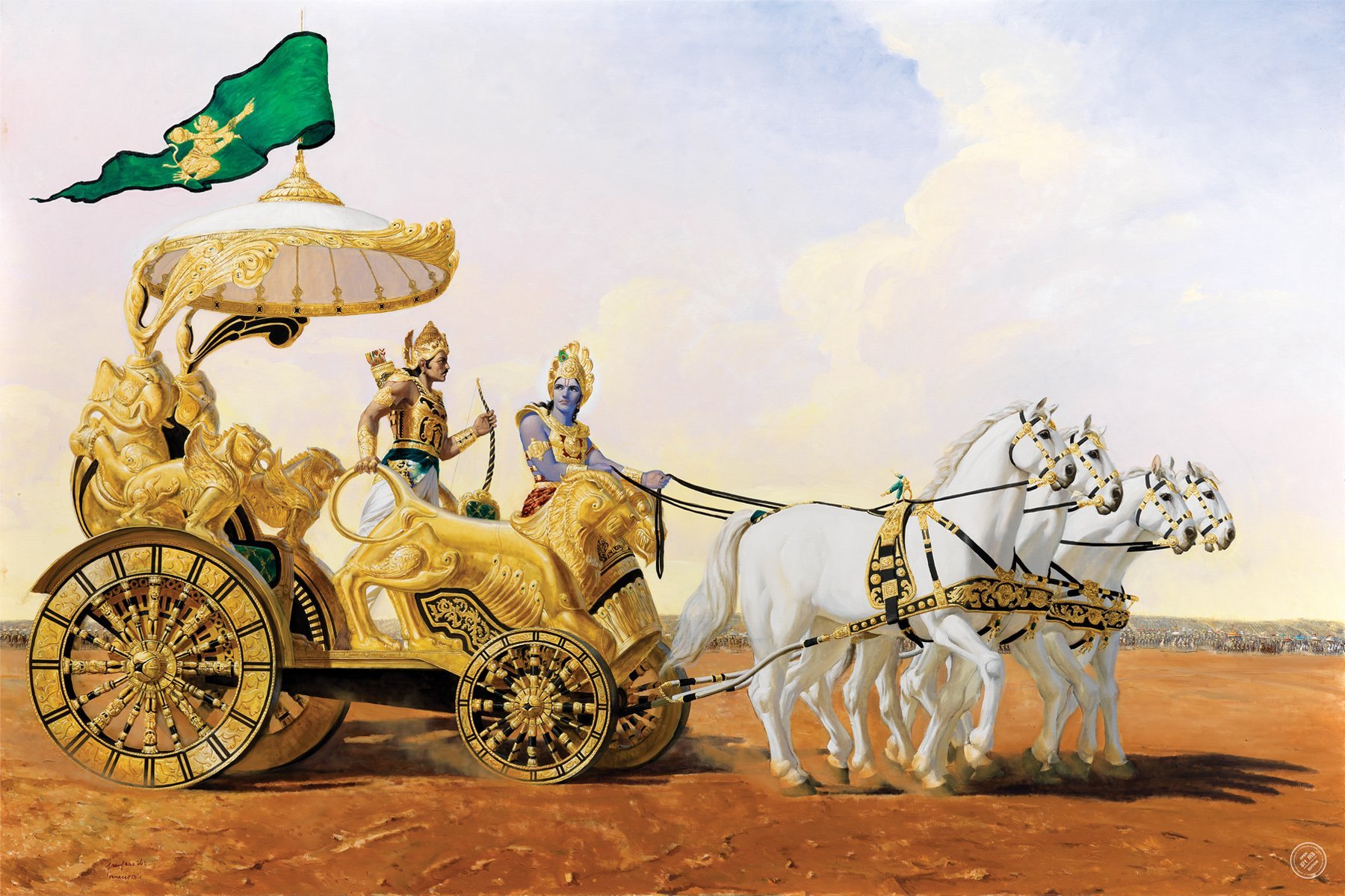 Arjuna Confused on Battlefield